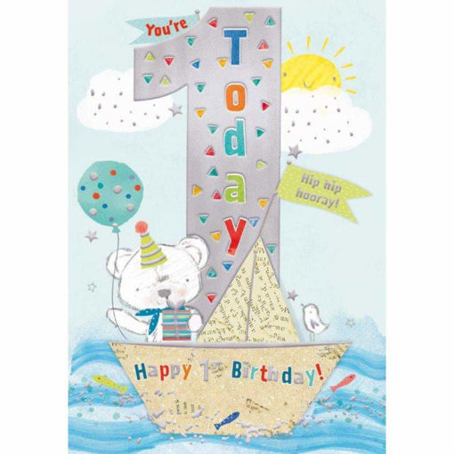 Picture of YOURE 1 TODAY HIP HIP HOORAY